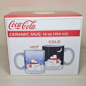 Coca Cola Color Changing Ceramic Mug NIB